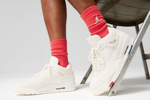 Giay Nike Air Jordan 4 Retro 'Sail' DQ4909-100