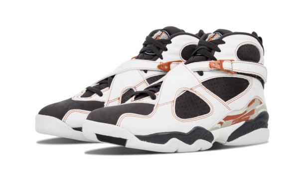 Giày Nike Air Jordan 8 Retro LS 'Black Toe' 317258-104 - Ảnh 2