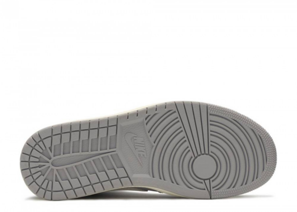 Giày Nike Wmns Air Jordan 1 Mid 'Grey Light Bone' CD7240-002 - Ảnh 6