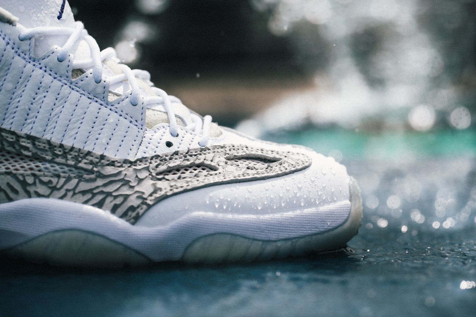 Giày Nike Air Jordan 11 Retro Low Heiress Pure Platinum 897331-100 - Ảnh 4