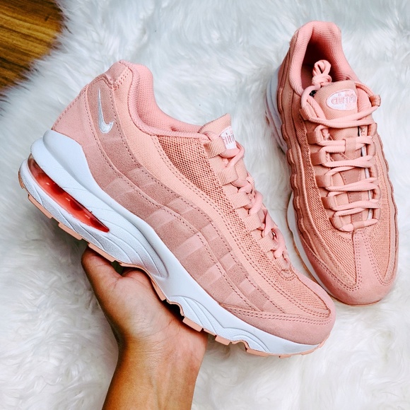 Giày Nike Air Max 95 GS 'Coral Stardust' BQ7222-600 - Ảnh 2