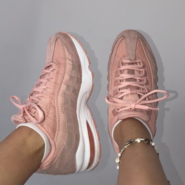 Giày Nike Air Max 95 GS 'Coral Stardust' BQ7222-600 - Ảnh 4