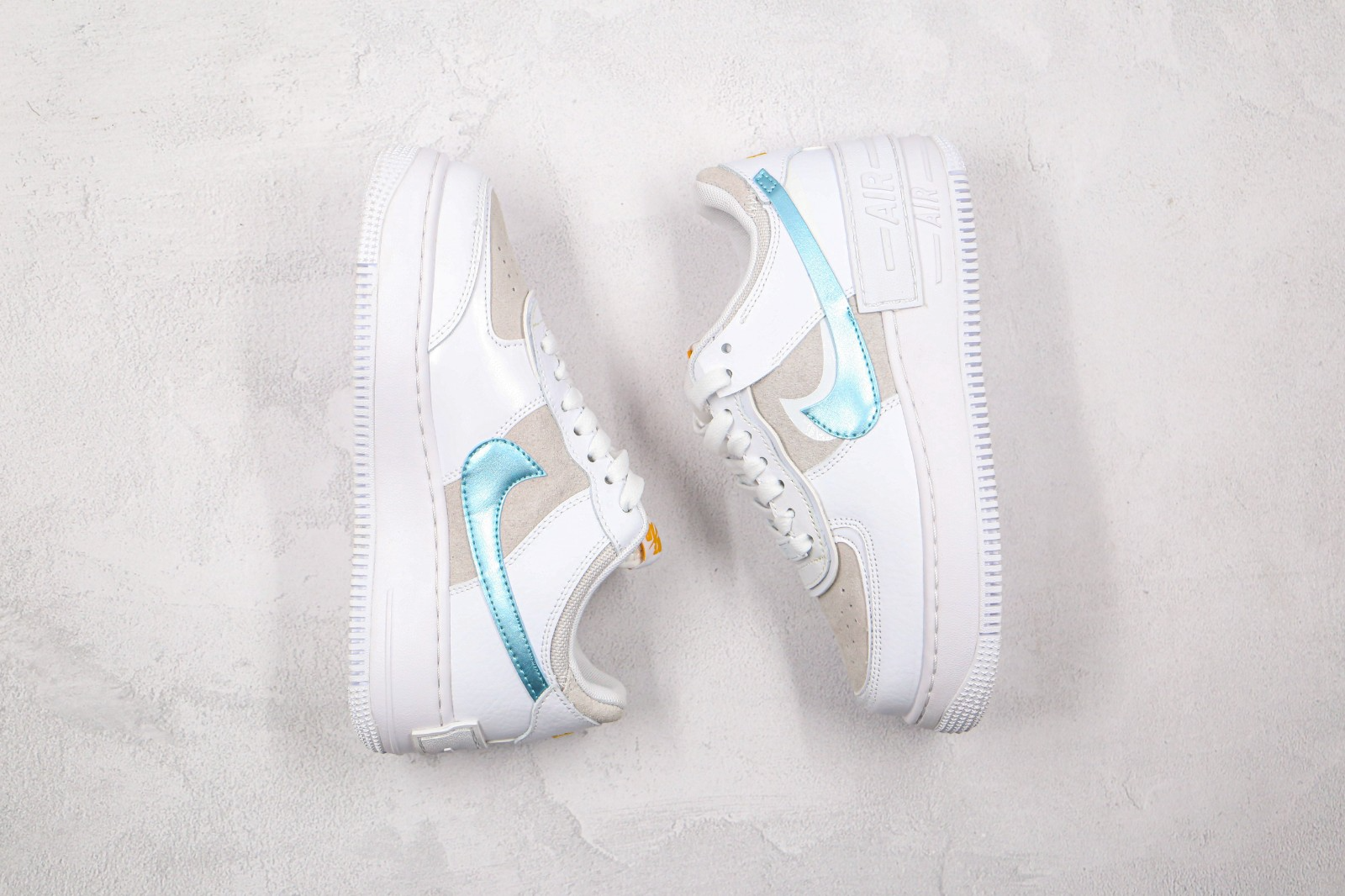 Giày Nike Air Force 1 Shadow White Vast Grey Glacier Ice DA4286-100 - Ảnh 4