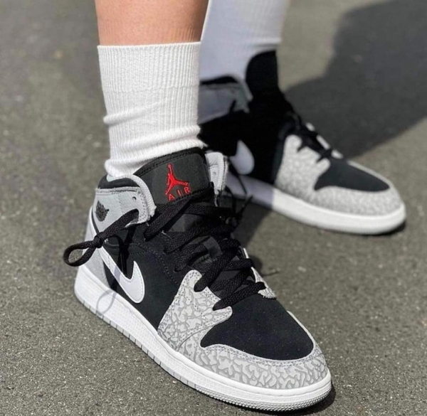 Giày Nike Air Jordan 1 Mid SE 'Elephant Toe' DM1200-016 - Ảnh 4