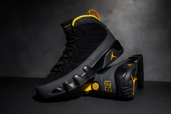 Giày Nike Air Jordan 9 Retro 'Dark Charcoal University Gold' CT8019-070 - Ảnh 4