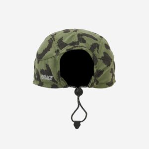 Mu Palace M-Tech Shell Running Hat 'Olive Cheetah'