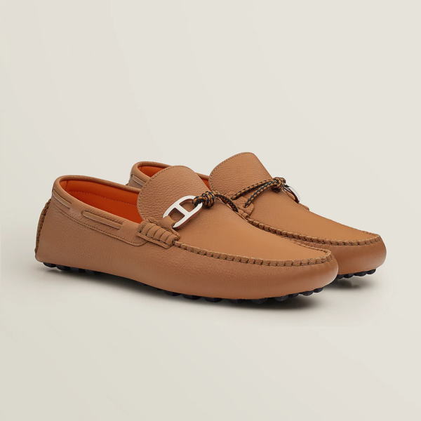 Giày Hermes Alessandro Loafer 'Naturel' H221939ZH04440 - Ảnh 3