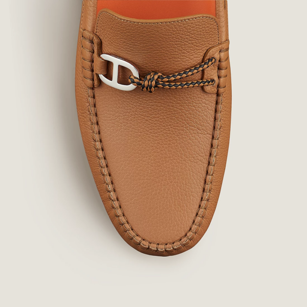 Giày Hermes Alessandro Loafer 'Naturel' H221939ZH04440 - Ảnh 4