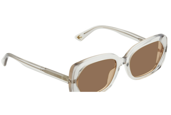Kính Alexander McQueen Brown Square 'Grey' MQ0274S-004-58 - Ảnh 3