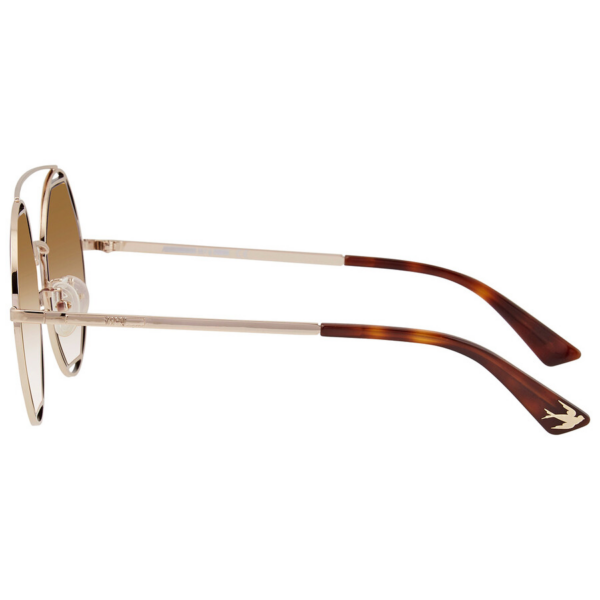Kính Alexander McQueen Geometric 'Gold' MQ0176SA-002-53 - Ảnh 3