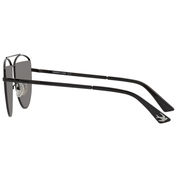 Kính Alexander McQueen Grey Aviator 'Black' MQ0157S-001-61 - Ảnh 3