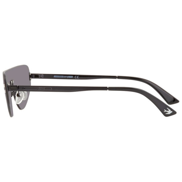 Kính Alexander McQueen Grey Browline 'Black' MQ0221S-001-99 - Ảnh 3