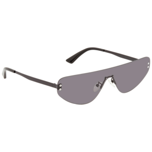 Alternative view of Kính Alexander McQueen Grey Browline 'Black' MQ0221S-001-99