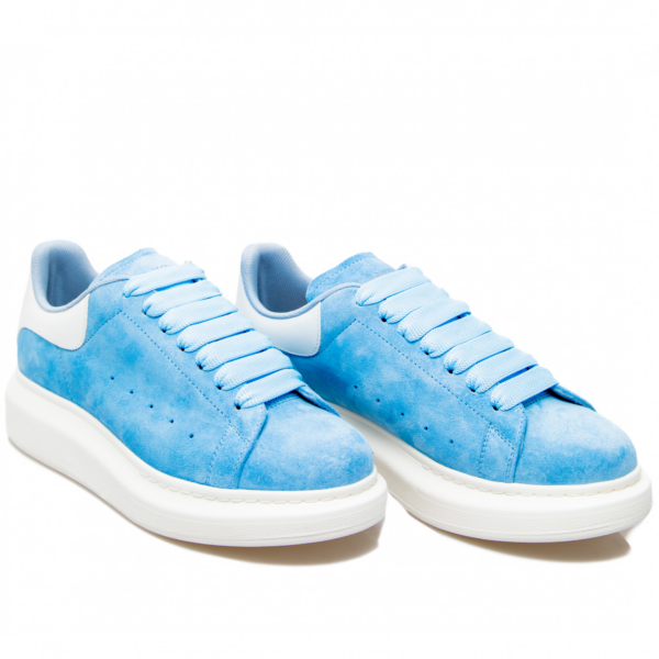 Giày Alexander McQueen Oversized Sneakers 'Blue' 650792-WIA51-4437 - Ảnh 2