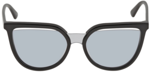 Kính Alexander McQueen Light Blue Cat 'Black' MQ0197S-004-99