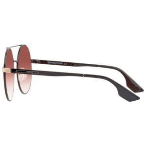 Alternative view of Kính Alexander McQueen Orange Gradient 'Black' MQ0092S-004-59