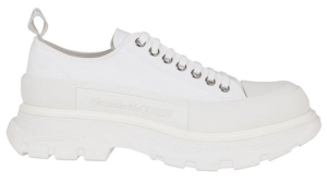 Giày Alexander McQueen Tread Slick Lace Up White 604257-W4L32-9000