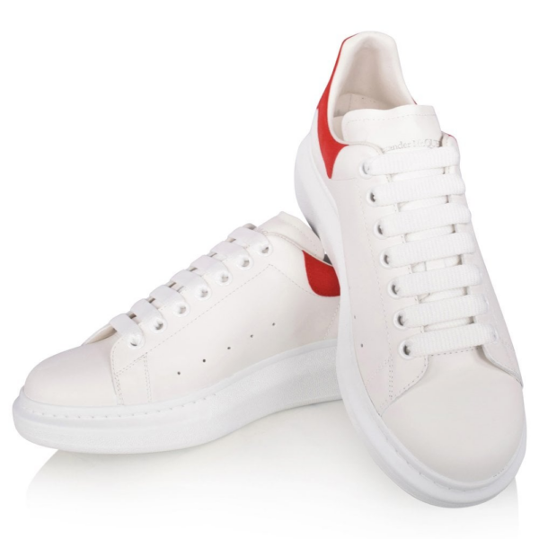 Giày Alexander McQueen Wmns Oversized Sneaker 'White Red' 462214-WHGP7-9676 - Ảnh 7