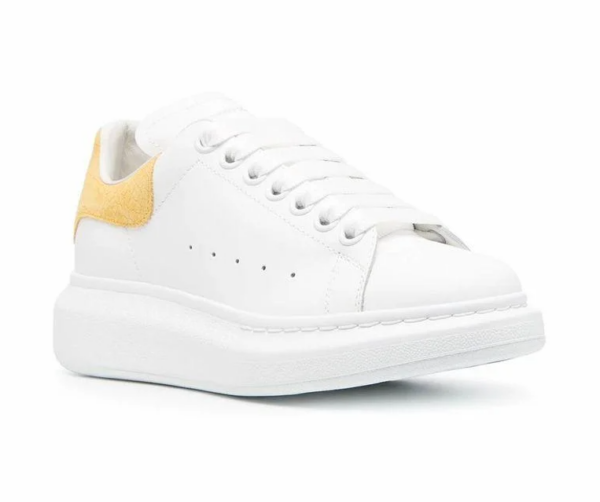 Giày Alexander McQueen Wmns Oversized Sneaker 'White Mimosa' 650788-WHZ4K-9718 - Ảnh 4