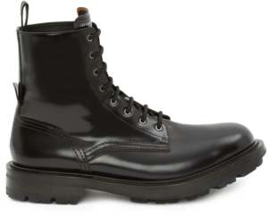 Giày Alexander McQueen Worker Boot Black 651621-WHZ80-1000