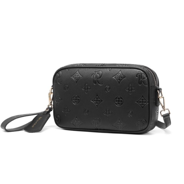 Túi MCM Camera Bag in Monogram Leather MWRASKM01BK001 - Ảnh 6