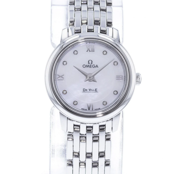 Đồng Hồ Omega De Ville Prestige Dial Ladies Watch 'Pearl' 424-10-24-60-55-001 - Ảnh 3