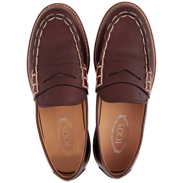 GIày Tod's Chestnut Leather Penny 'Brown' XXM05E0EB60NHVS603 - Ảnh 2