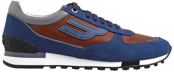 Giày Bally Men's Glendon Panelled 'Blue' 6231011