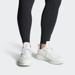 Alternative view of Giày Adidas Alphabounce+ Run EM 'Crystal White' G54126