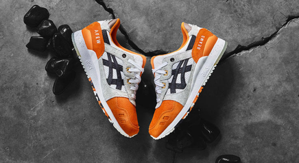 Giày Afew x Beams x Asics Gel Lyte 3 'Orange Koi' 1191A119-800 - Ảnh 3