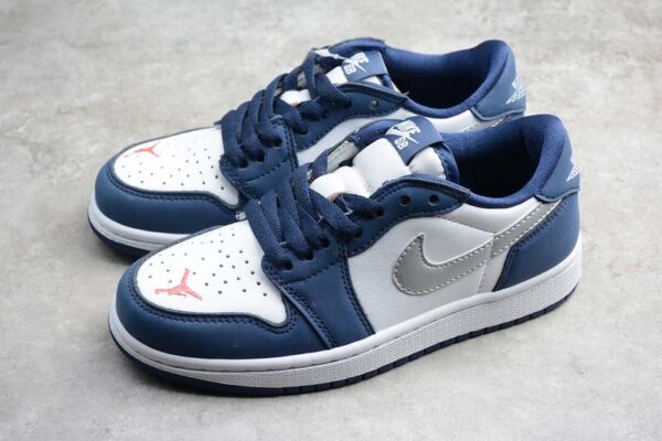 Giày Nike Eric Koston x Air Jordan 1 Low SB 'Midnight Navy' CJ7891-400 - Ảnh 7