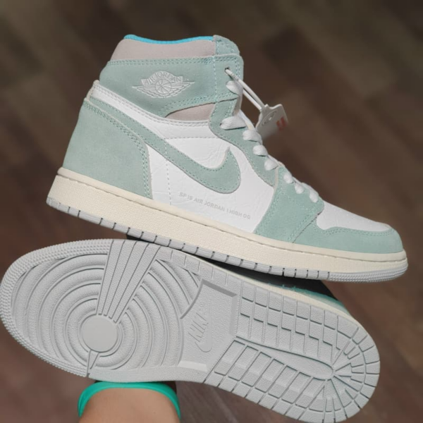 Giày Nike Air Jordan 1 Retro High OG GS 'Turbo Green' 575441-311 - Ảnh 5