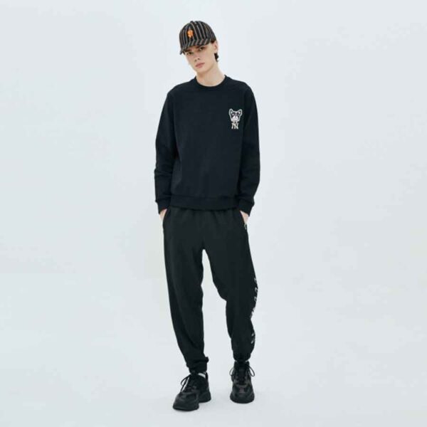 Áo MLB Sweater MLB Bull Dog Black 31MTC1011-50L - Ảnh 3