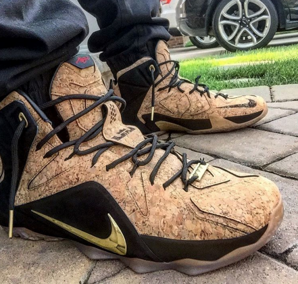 Giày Nike LeBron 12 EXT 'Cork' 768829-100 - Ảnh 4
