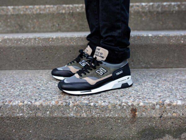 Giày New Balance 1500 Made in UK 'Black Cargo' M1500FDS - Ảnh 2