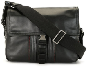 Túi Bally Amosh Leather Messenger 'Black' 6234235