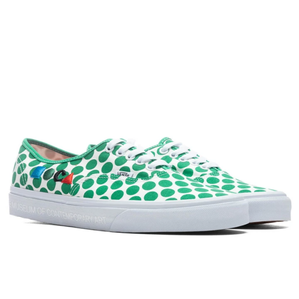 Giày Vans X Moca Authentic Logo Green VN0A5KRD8CY - Ảnh 3