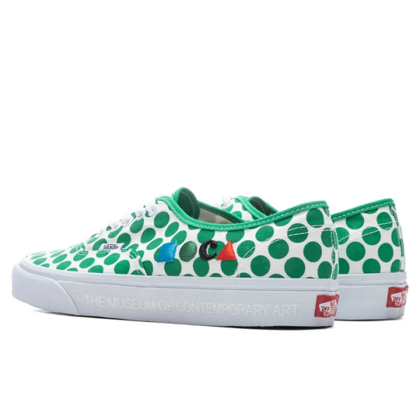 Giày Vans X Moca Authentic Logo Green VN0A5KRD8CY - Ảnh 4