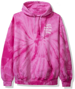 Áo Anti Social Social Club Laguna Hoodie FW19 Pink Tie Dye ASSC-LAHPTD