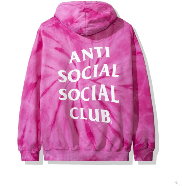 Áo Anti Social Social Club Laguna Hoodie FW19 Pink Tie Dye ASSC-LAHPTD - Ảnh 2
