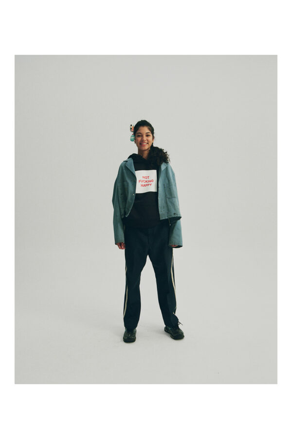 Áo Anti Social Social Club Not Fucking Happy Black Tee - Ảnh 2