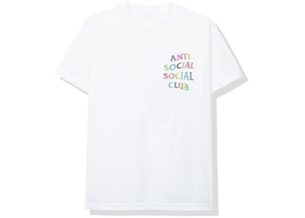 Áo Anti Social Social Club Stud Belt Tee White ASC-STBTWH - Ảnh 2