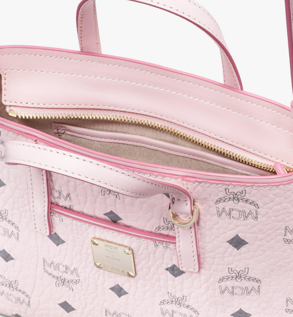 Túi MCM Anya Shopper Visetos Pink MWP9AVI78QH001 - Ảnh 3