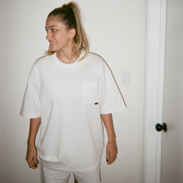 Áo Drew House Basic SS Pocket Tee White - Ảnh 4