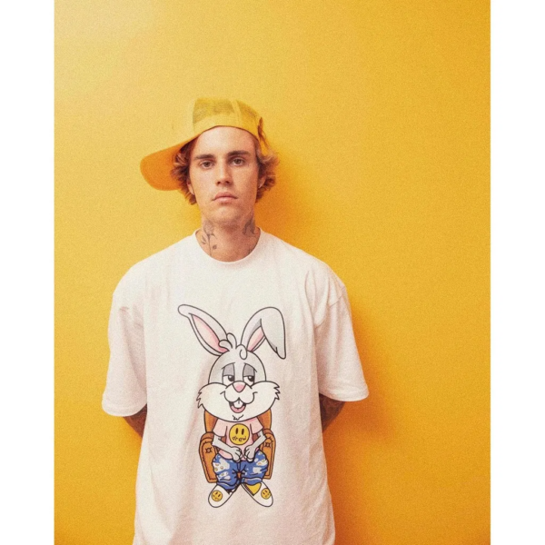 Áo Drew House Bunny SS Tee White - Ảnh 4