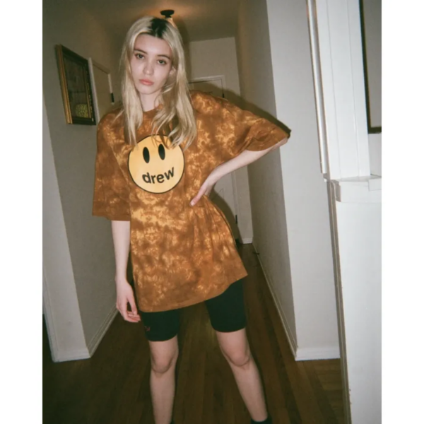 Áo Drew House Secret SS Tee Brown Tie Dye - Ảnh 5