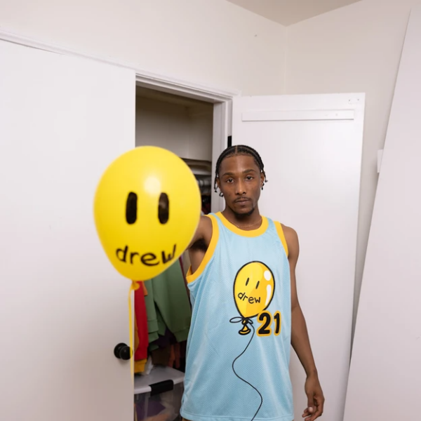 Áo Drew House Mesh Joy Basketball Jersey Sea Blue - Ảnh 3