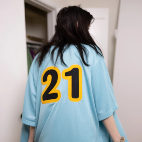 Áo Drew House Mesh Secret Baseball Jersey Sea Blue - Ảnh 2