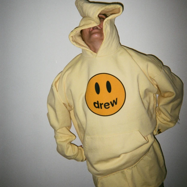 Áo Drew House Deconstructed Mascot Hoodie Light Yellow - Ảnh 3