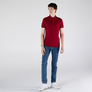 Ao Lacoste Paris Stretch Cotton Pique Polo 'Red' PH5522-476